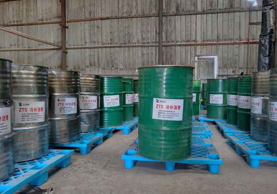 Premix Cold Liquid Tarmac Repair Bitumen Untuk Jalan Masuk Campuran Aspal Cold Patch