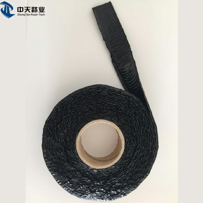 Black Road Crack Seal Asphalt Striping Self Adhesive Bituminous Roof Flashing Tape